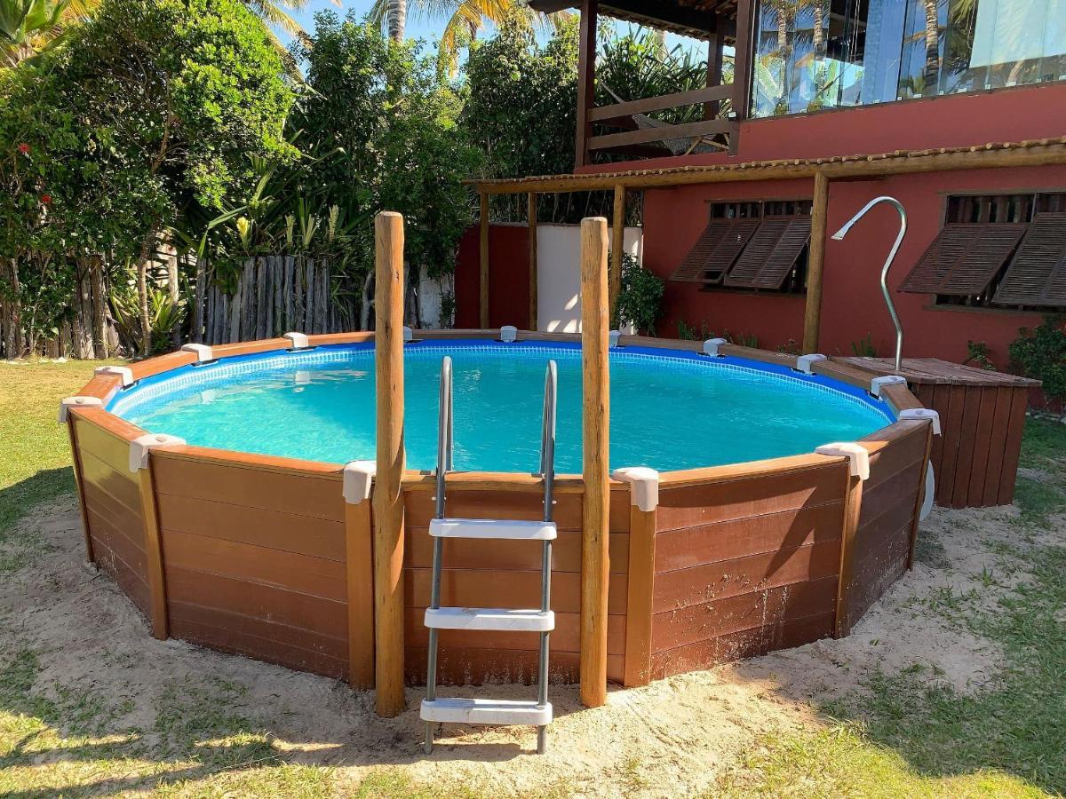 Casa de frente para a praia - Arraial d' Ajuda Porto Seguro Exterior foto