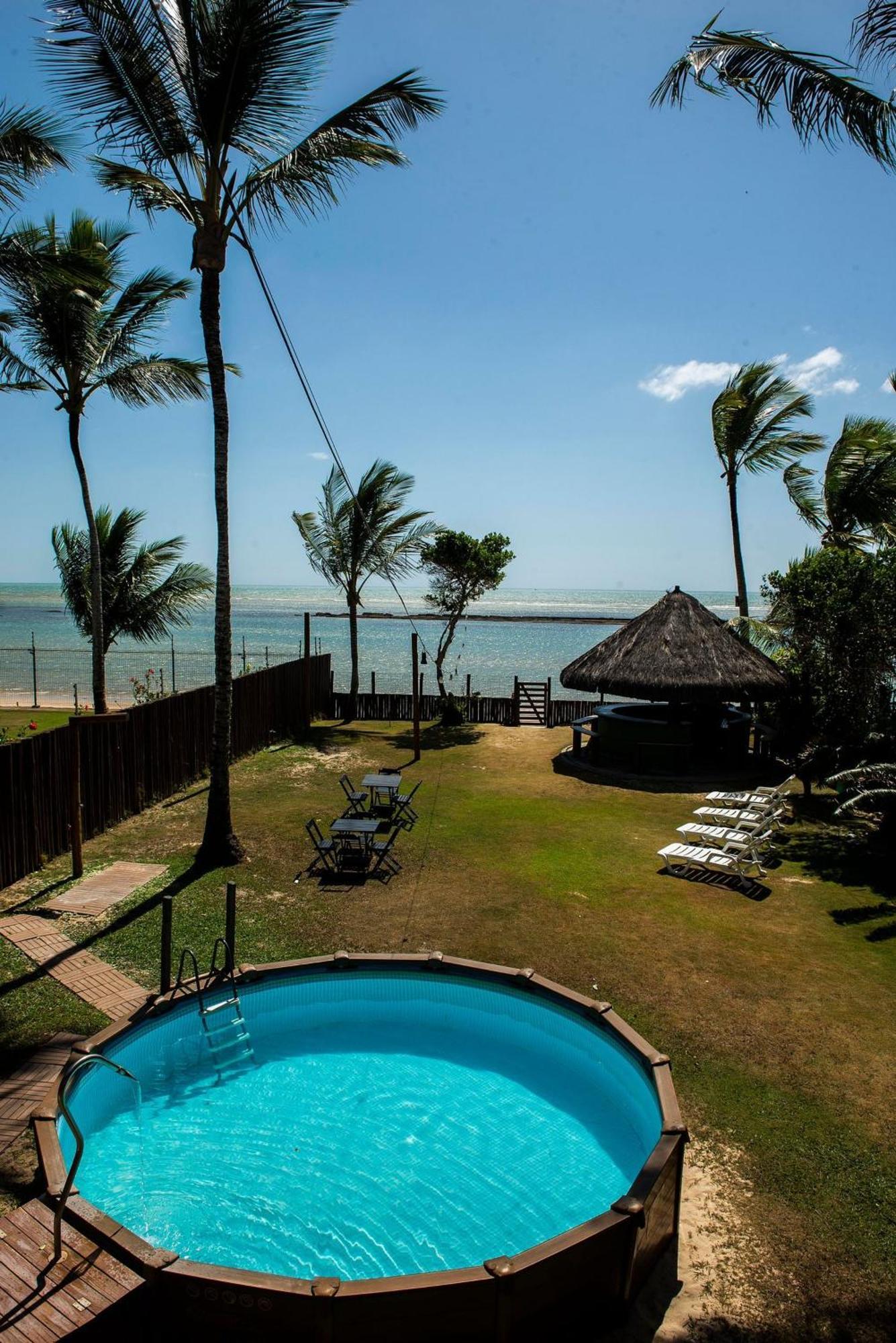 Casa de frente para a praia - Arraial d' Ajuda Porto Seguro Exterior foto