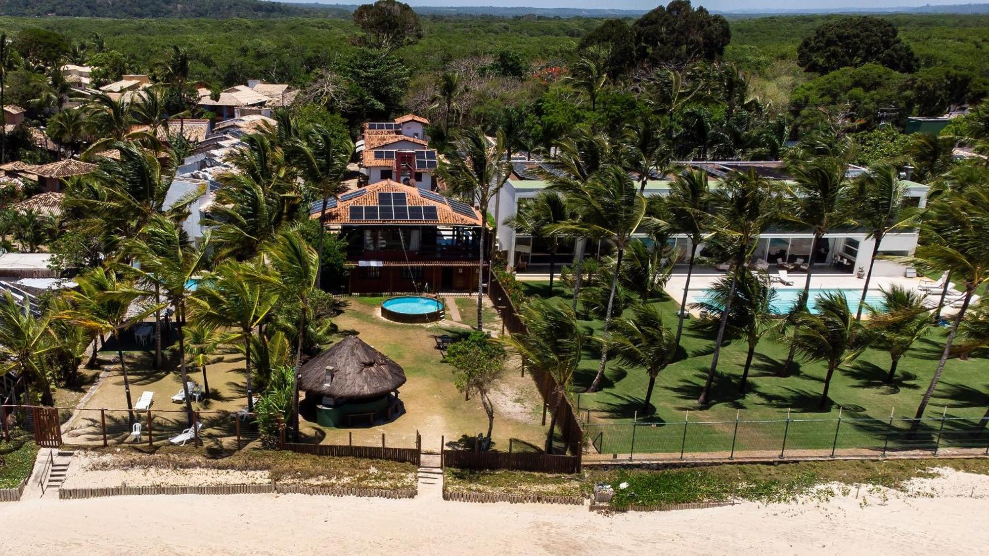 Casa de frente para a praia - Arraial d' Ajuda Porto Seguro Exterior foto