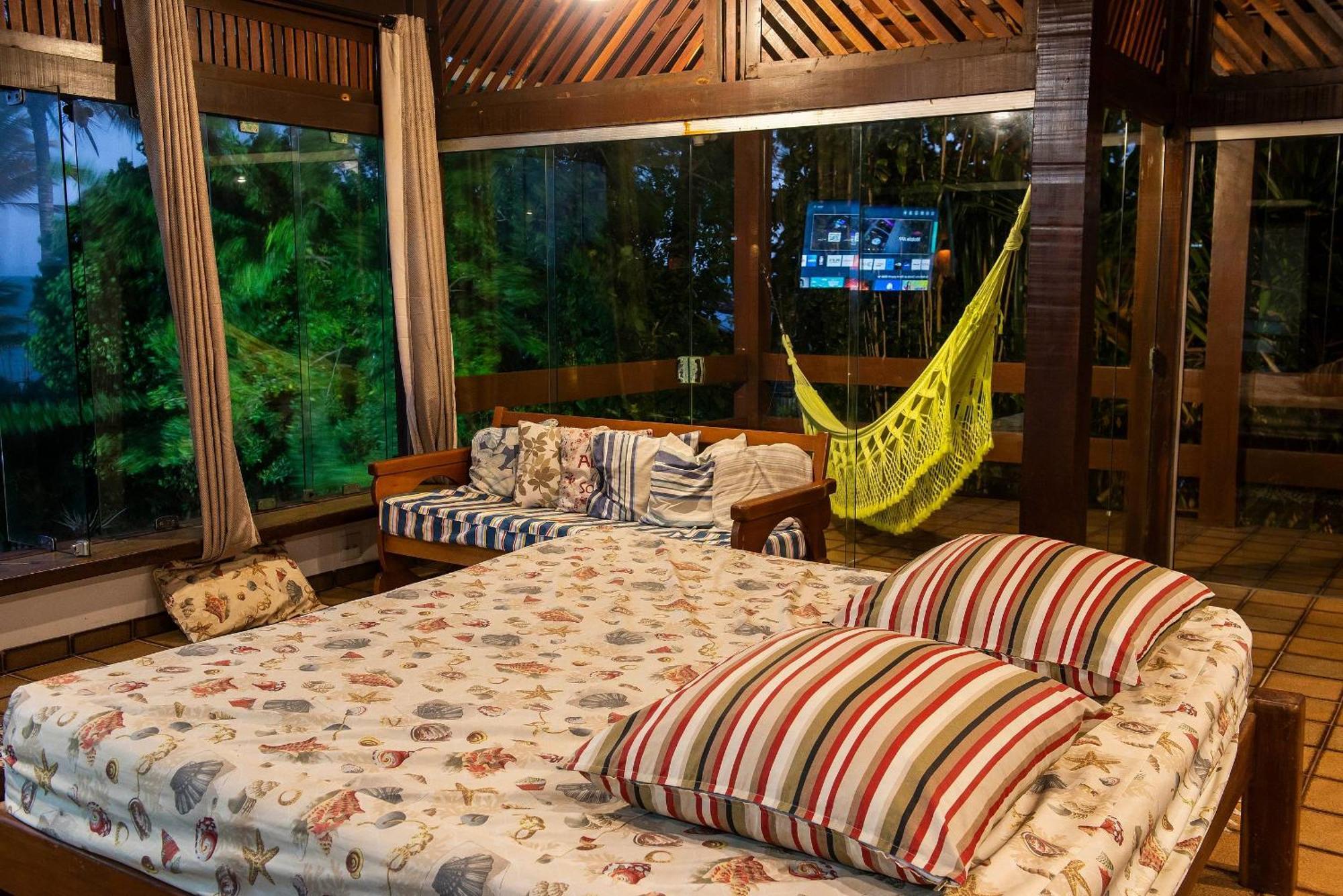 Casa de frente para a praia - Arraial d' Ajuda Porto Seguro Exterior foto